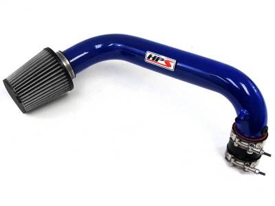 HPS Silicone Hose - HPS Performance Shortram Air Intake 2004-2005 Honda Civic Value Package 1.7L, Includes Heat Shield, Blue