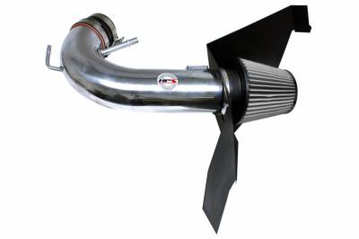 HPS Silicone Hose - HPS Performance Shortram Air Intake 2015-2017 Ford Mustang GT V8 5.0L, Includes Heat Shield, Polish
