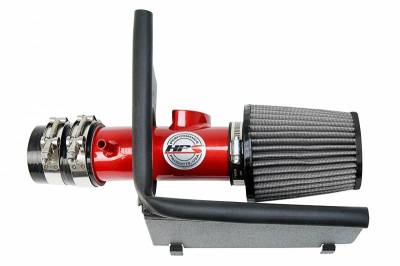 HPS Silicone Hose - HPS Performance Shortram Air Intake 2017-2018 Toyota Yaris iA 1.5L, Includes Heat Shield, Red