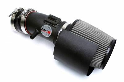HPS Silicone Hose - HPS Performance Shortram Air Intake Kit 09-17 Nissan Maxima V6 3.5L, Includes Heat Shield, Black