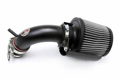 HPS Silicone Hose - HPS Performance Shortram Air Intake Kit 14-15 Ford Fiesta 1.6L Non Turbo, Includes Heat Shield, Black