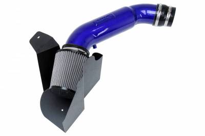 HPS Silicone Hose - HPS Performance Shortram Air Intake Kit 2012-2015 Audi A7 Quattro 3.0L Supercharged (C7), Includes Heat Shield, Blue