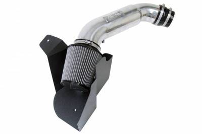 HPS Silicone Hose - HPS Performance Shortram Air Intake Kit 2012-2015 Audi A7 Quattro 3.0L Supercharged (C7), Includes Heat Shield, Polish