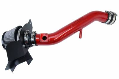 HPS Silicone Hose - HPS Performance Shortram Air Intake Kit 2016-2020 Lexus RC300 3.5L V6, Includes Heat Shield, Red
