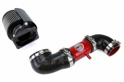 HPS Silicone Hose - HPS Performance Shortram Air Intake Kit 91-99 Mitsubishi 3000GT DOHC V6 3.0L Non Turbo, Includes Heat Shield, Red