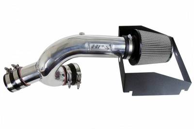 HPS Silicone Hose - HPS Polish Cold Air Intake Kit with Heat Shield for 15-18 Ford F150 2.7L Ecoboost Turbo