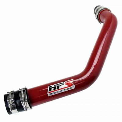 HPS Silicone Hose - HPS Red 2.5" Upper Intercooler Pipe UICP for 08-15 Mitsubishi Lancer EVO X Turbo