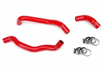 HPS Silicone Hose - HPS Red Reinforced Silicone Heater Hose Kit Coolant for Infiniti 06-09 M35 3.5L V6