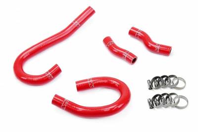 HPS Silicone Hose - HPS Red Reinforced Silicone Heater Hose Kit Coolant for Jeep 12-15 Grand Cherokee WK2 SRT8 6.4L