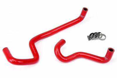 HPS Silicone Hose - HPS Red Reinforced Silicone Heater Hose Kit Coolant for Lexus 03-09 GX470 4.7L V8 Left Hand Drive