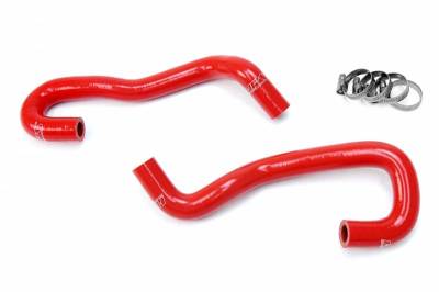 HPS Silicone Hose - HPS Red Reinforced Silicone Heater Hose Kit Coolant for Toyota 07-10 Tundra 4.0L V6