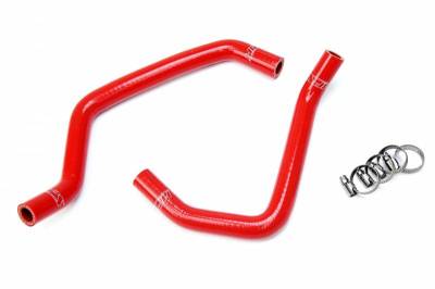 HPS Silicone Hose - HPS Red Reinforced Silicone Heater Hose Kit Coolant for Toyota 07-11 Tundra 5.7L V8