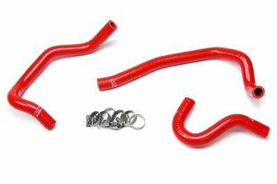 HPS Silicone Hose - HPS Red Reinforced Silicone Heater Hose Kit Coolant for Toyota 86-92 Supra MK3 Turbo & NA 7MGE / 7MGTE Left Hand Drive