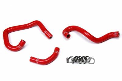 HPS Silicone Hose - HPS Red Reinforced Silicone Heater Hose Kit Coolant for Toyota 93-98 Supra MK4 2JZ Turbo Left Hand Drive