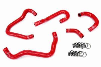 HPS Silicone Hose - HPS Red Reinforced Silicone Heater Hose Kit for Honda 00-05 S2000