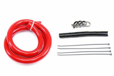 HPS Silicone Hose - HPS Red Reinforced Silicone Heater Hose Kit for Jeep 91-01 Cherokee XJ 4.0L