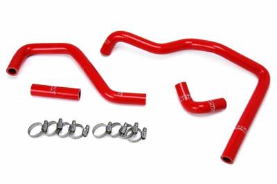 HPS Silicone Hose - HPS Red Reinforced Silicone Heater Hose Kit for Toyota 84-88 Pickup 22RE Non Turbo EFI LHD
