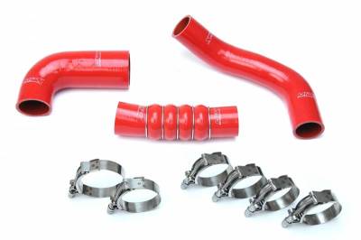 HPS Silicone Hose - HPS Red Reinforced Silicone Intercooler Hose Kit for Honda 17-19 Civic Si 1.5L Turbo