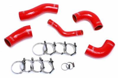 HPS Silicone Hose - HPS Red Reinforced Silicone Intercooler Hose Kit for Hyundai 11-14 Sonata 2.0L Turbo