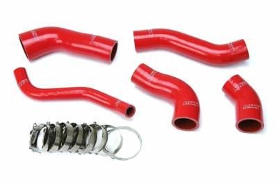 HPS Silicone Hose - HPS Red Reinforced Silicone Intercooler Hose Kit for Hyundai 13-17 Veloster 1.6L Turbo
