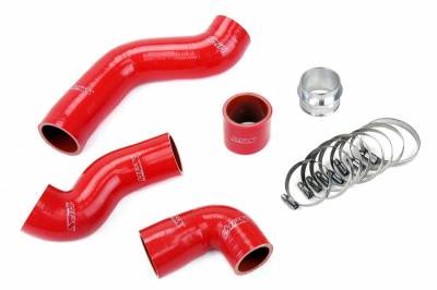 HPS Silicone Hose - HPS Red Reinforced Silicone Intercooler Hose Kit for Volkswagen 00-01 Golf MK4 1.8T Turbo AWP