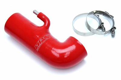 HPS Silicone Hose - HPS Red Reinforced Silicone Post MAF Air Intake Hose Kit - Delete Stock Sound Tube for Subaru 13-16 BRZ