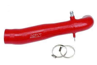HPS Silicone Hose - HPS Red Reinforced Silicone Post MAF Air Intake Hose Kit for Toyota 05-19 Tacoma 2.7L 4Cyl