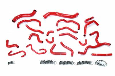 HPS Silicone Hose - HPS Red Reinforced Silicone Radiator + Heater Hose Kit Coolant for Lexus 17-18 LX570 5.7L V8