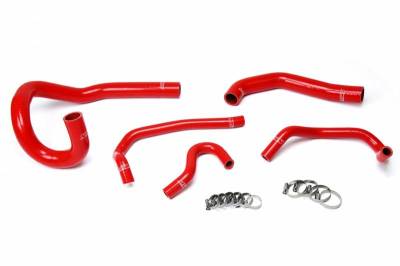 HPS Silicone Hose - HPS Red Reinforced Silicone Radiator + Heater Hose Kit Coolant for Toyota 86-92 Supra MK3 Turbo & NA 7MGE / 7MGTE Left Hand Drive