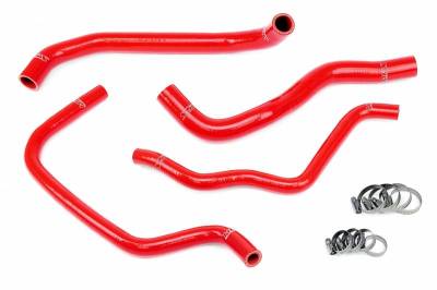 HPS Silicone Hose - HPS Red Reinforced Silicone Radiator + Heater Hose Kit for Acura 09-14 TSX 2.4L 4Cyl LHD