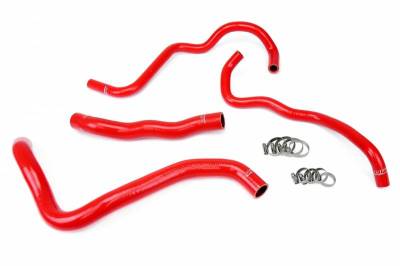 HPS Silicone Hose - HPS Red Reinforced Silicone Radiator + Heater Hose Kit for Honda 13-17 Accord 3.5L V6 LHD