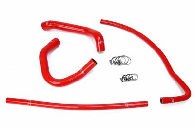 HPS Silicone Hose - HPS Red Reinforced Silicone Radiator + Heater Hose Kit for Jeep 93-98 Grand Cherokee 4.0L I6 Left Hand Drive