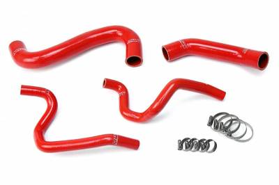 HPS Silicone Hose - HPS Red Reinforced Silicone Radiator + Heater Hose Kit for Subaru 2002 Impreza 2.5L Non Turbo Left Hand Drive