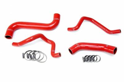 HPS Silicone Hose - HPS Red Reinforced Silicone Radiator + Heater Hose Kit for Subaru 2004-2005 Impreza 2.5L Non Turbo Left Hand Drive