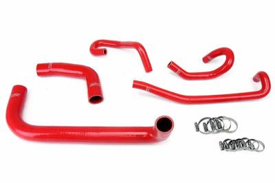 HPS Silicone Hose - HPS Red Reinforced Silicone Radiator + Heater Hose Kit for Toyota 01-03 Sequoia 4.7L V8 Left Hand Drive