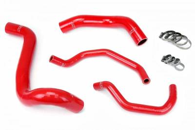 HPS Silicone Hose - HPS Red Reinforced Silicone Radiator + Heater Hose Kit for Toyota 12-14 Sequoia 5.7L V8 Left Hand Drive