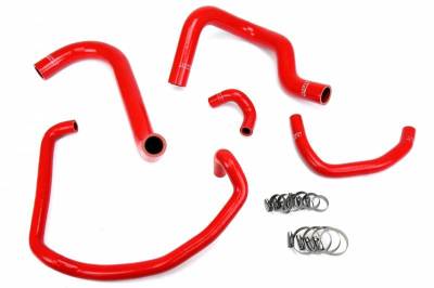 HPS Silicone Hose - HPS Red Reinforced Silicone Radiator + Heater Hose Kit for Toyota 95-04 Tacoma 2.4L 4Cyl