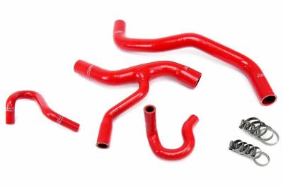 HPS Silicone Hose - HPS Red Reinforced Silicone Radiator and Heater Hose Kit Coolant for Ford 96-01 Mustang GT 4.6L V8