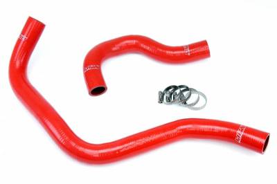 HPS Silicone Hose - HPS Red Reinforced Silicone Radiator Hose Kit Coolant for Acura 90-93 Integra B18 B20