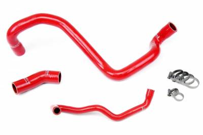 HPS Silicone Hose - HPS Red Reinforced Silicone Radiator Hose Kit Coolant for Audi 99-06 TT 225HP