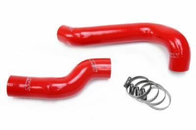 HPS Silicone Hose - HPS Red Reinforced Silicone Radiator Hose Kit Coolant for BMW 2000 E46 323Ci M52 2.5L