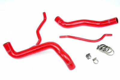 HPS Silicone Hose - HPS Red Reinforced Silicone Radiator Hose Kit Coolant for Chevy 10-11 Camaro SS 6.2L V8