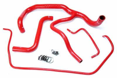 HPS Silicone Hose - HPS Red Reinforced Silicone Radiator Hose Kit Coolant for Chevy 15-17 Tahoe 5.3L V8