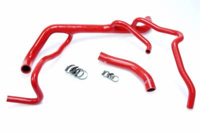 HPS Silicone Hose - HPS Red Reinforced Silicone Radiator Hose Kit Coolant for Chevy 16-17 Camaro SS Coupe 6.2L V8