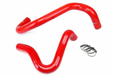 HPS Silicone Hose - HPS Red Reinforced Silicone Radiator Hose Kit Coolant for Ford 01-03 F550 Superduty w/ 7.3L Diesel Single or Dual Alternator