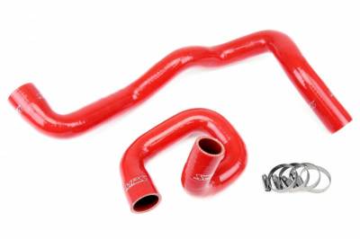 HPS Silicone Hose - HPS Red Reinforced Silicone Radiator Hose Kit Coolant for Ford 13-17 Focus ST Turbo 2.0L