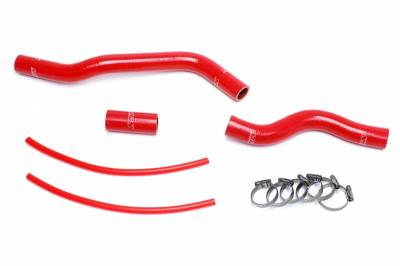 HPS Silicone Hose - HPS Red Reinforced Silicone Radiator Hose Kit Coolant for Honda 01-05 Civic 1.7L Manual Trans.