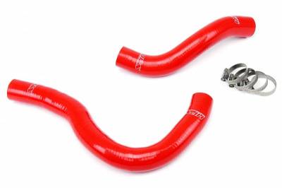 HPS Silicone Hose - HPS Red Reinforced Silicone Radiator Hose Kit Coolant for Honda 02-05 Civic Si
