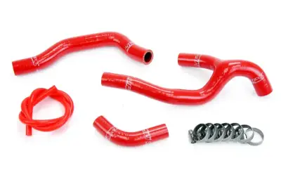 HPS Silicone Hose - HPS Red Reinforced Silicone Radiator Hose Kit Coolant for Honda 05-08 CRF450R