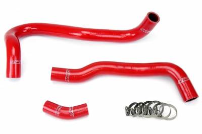 HPS Silicone Hose - HPS Red Reinforced Silicone Radiator Hose Kit Coolant for Honda 06-11 Civic Si